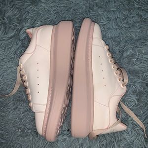 Baby pink Alexander Mcqueens
